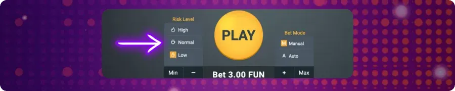 How to Change the Risk Level