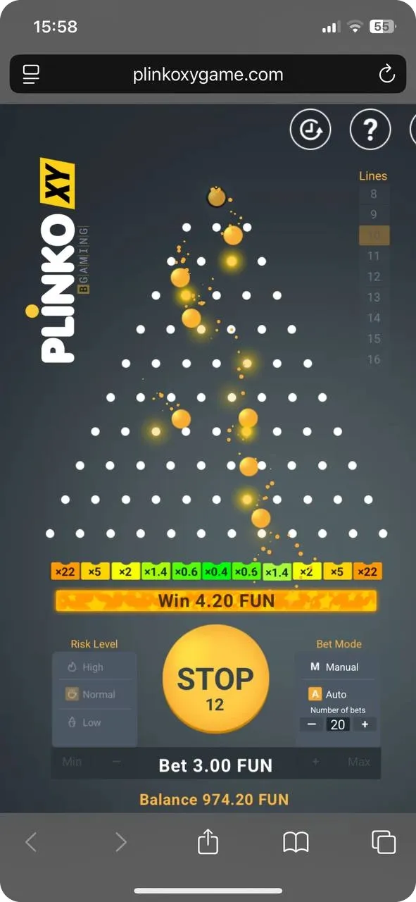 Max Bet Plinko XY