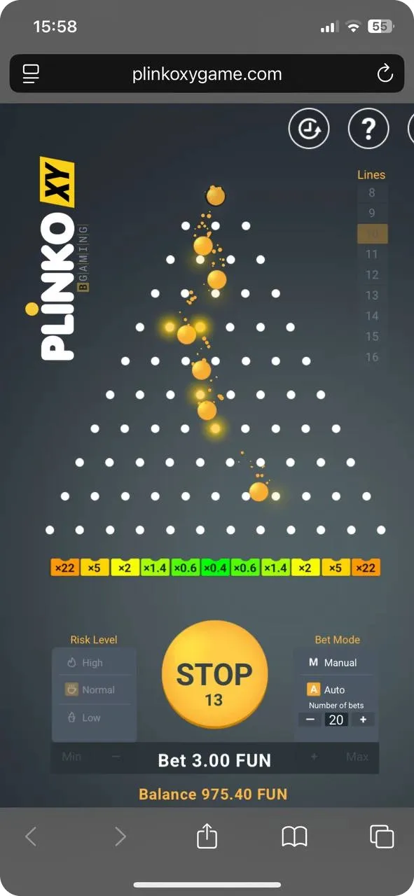 Plinko Balls XY
